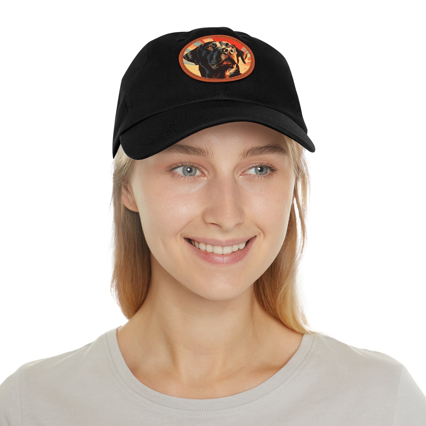 Labrador Retriever Pop-Art Dad Hat with Patch