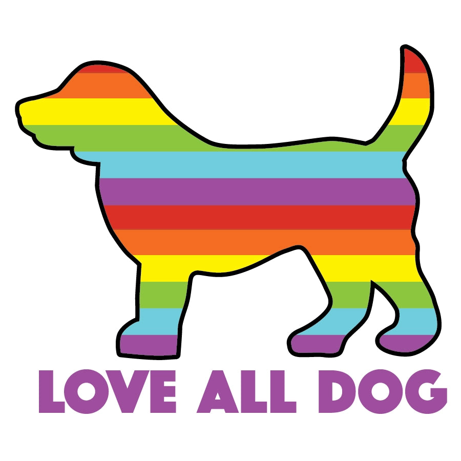 Love All Dog 3" Sticker/Decal