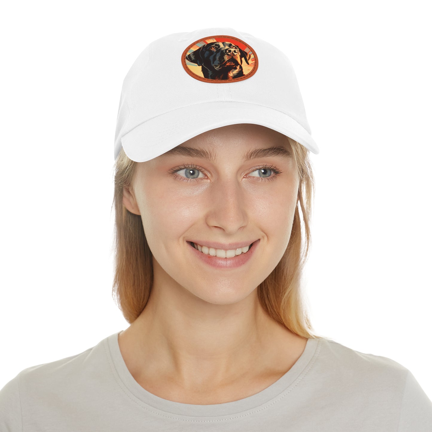 Labrador Retriever Pop-Art Dad Hat with Patch