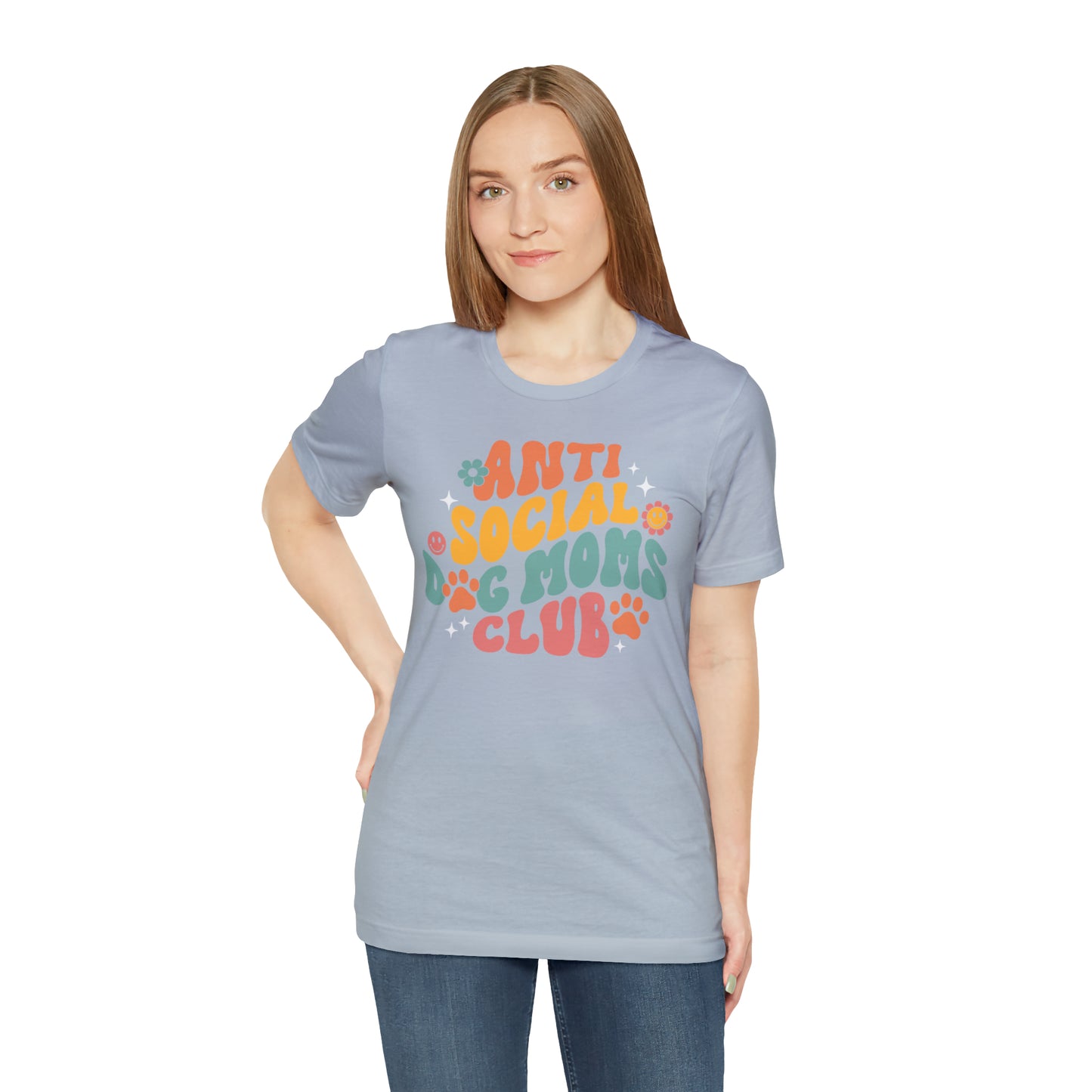 Anti-Social Dog Moms Club Short Sleeve Tee