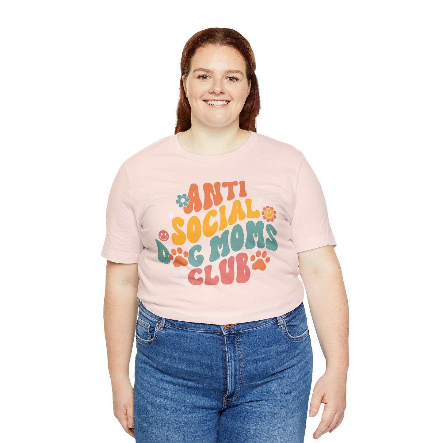 Anti-Social Dog Moms Club Short Sleeve Tee