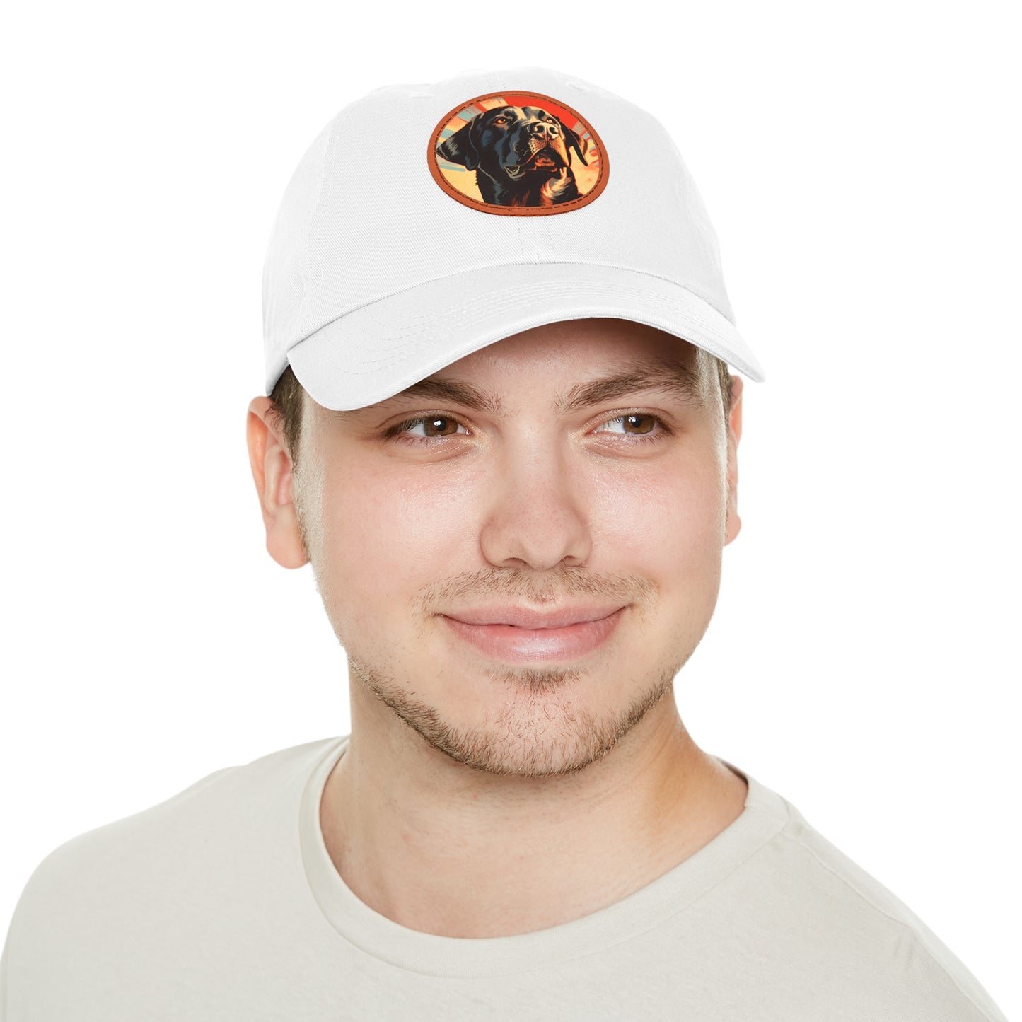 Labrador Retriever Pop-Art Dad Hat with Patch