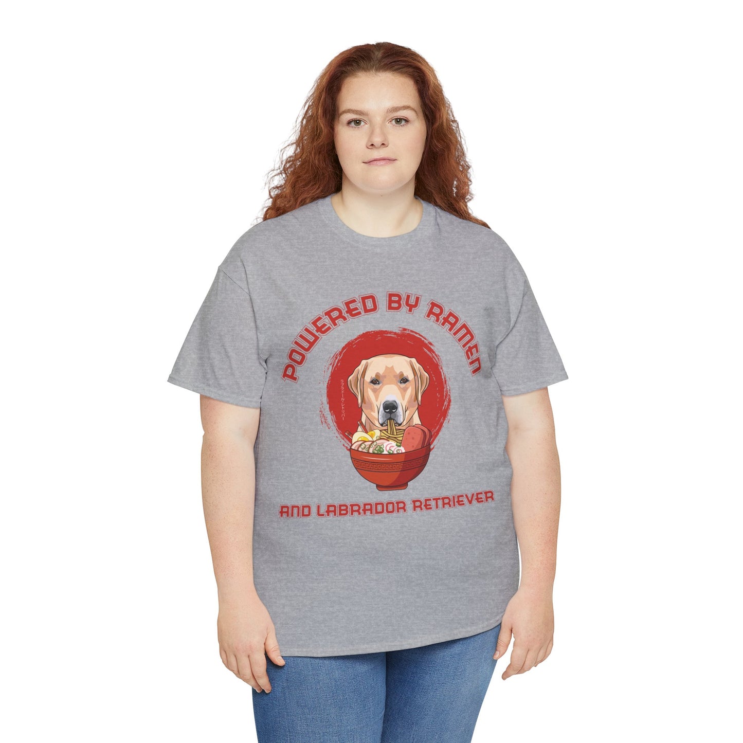 Labrador Retriever and Ramen Unisex Cotton Tee