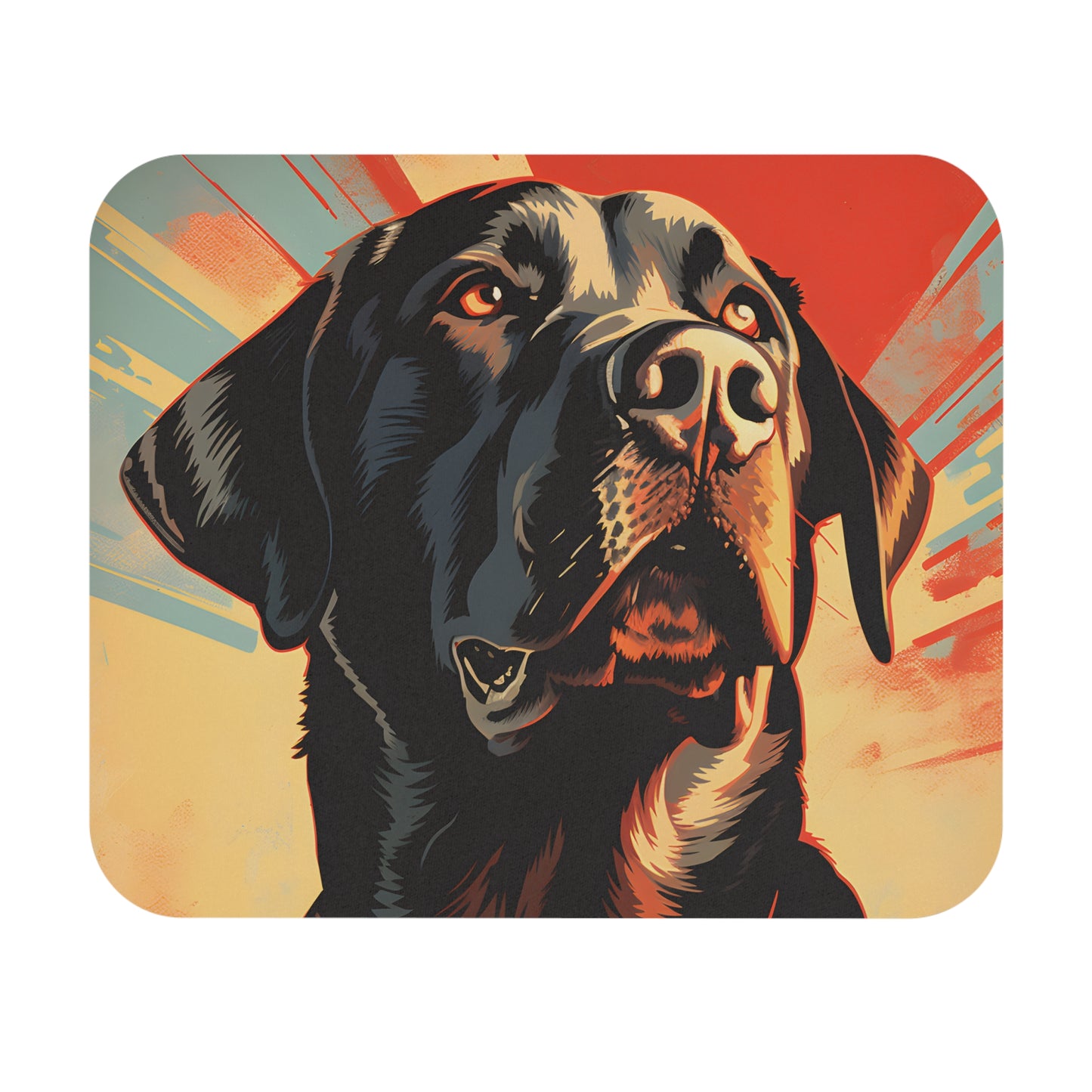 Labrador Retriever Pop-Art Mouse Pad