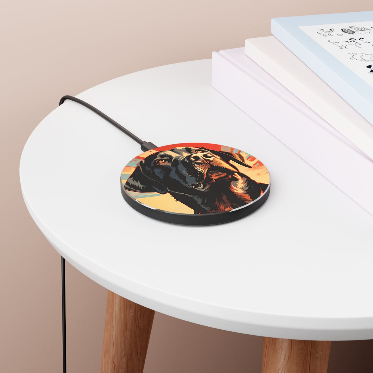 Labrador Retriever Pop-Art Wireless Charger