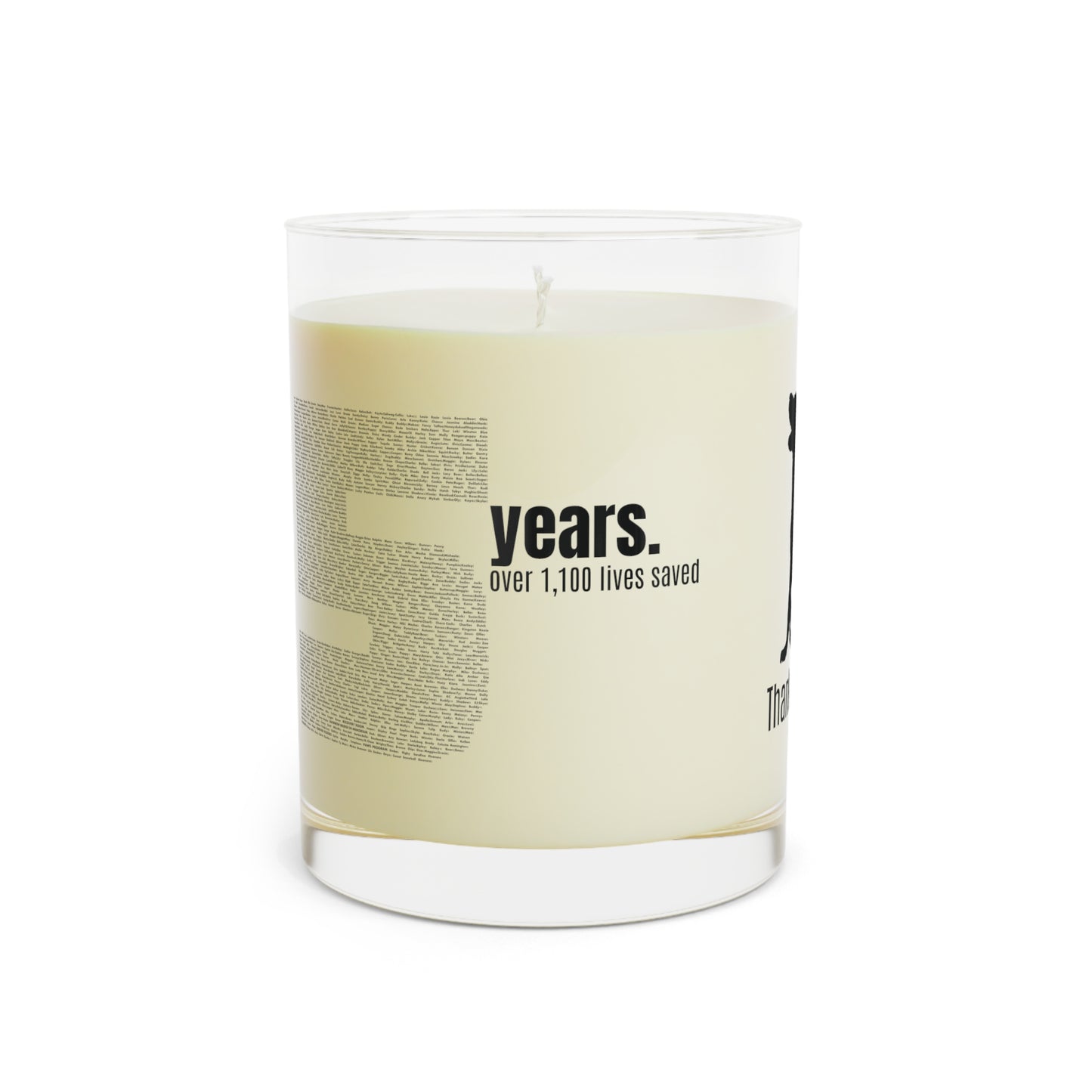 SOLR 5 year for Susan - Scented Candle - Full Glass, 11oz