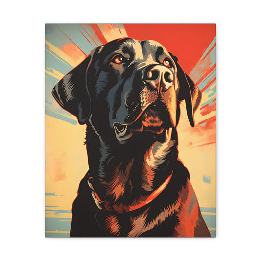 Labrador Retriever Pop-Art Canvas Gallery Wraps