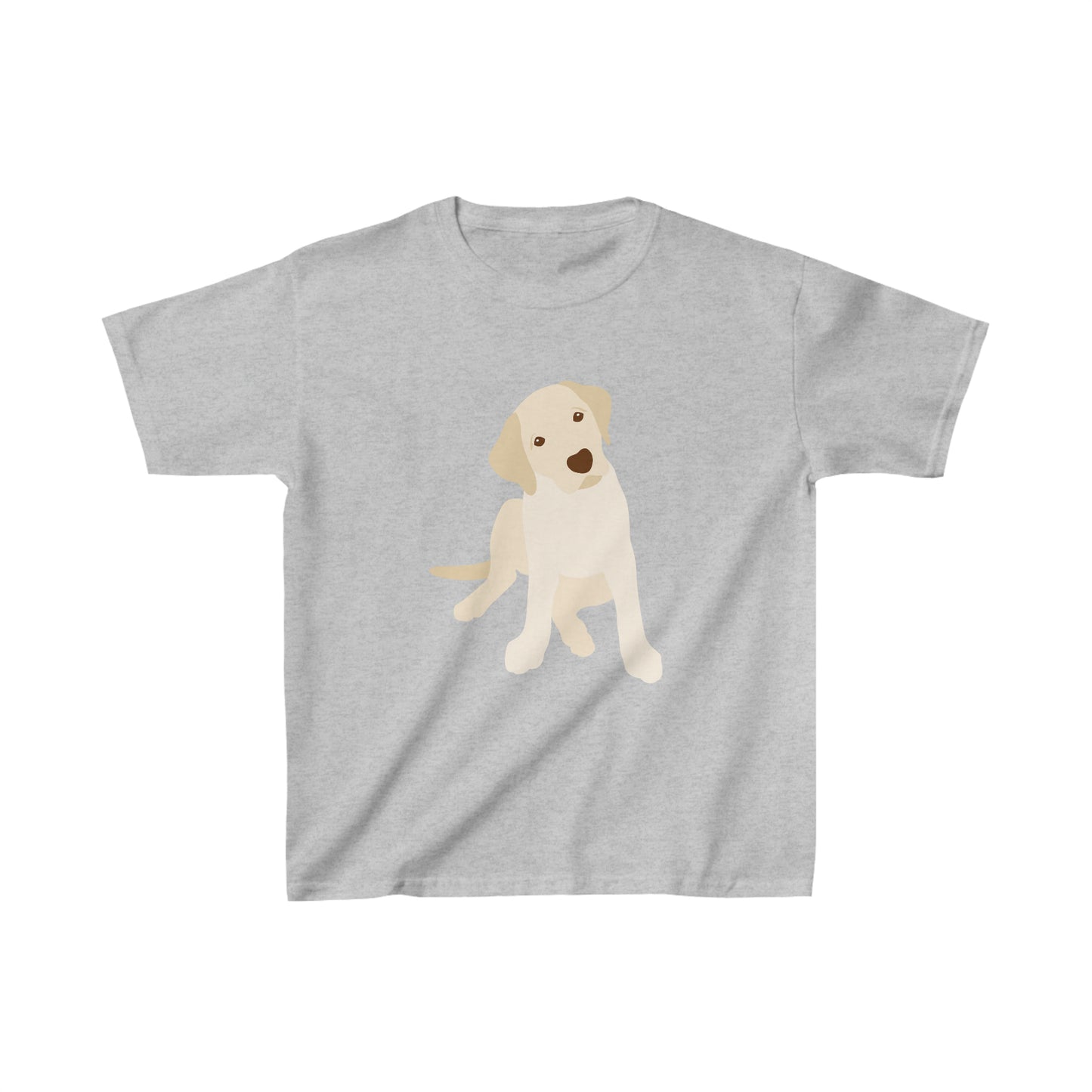 Yellow Labrador Retriever Kids Heavy Cotton Tee