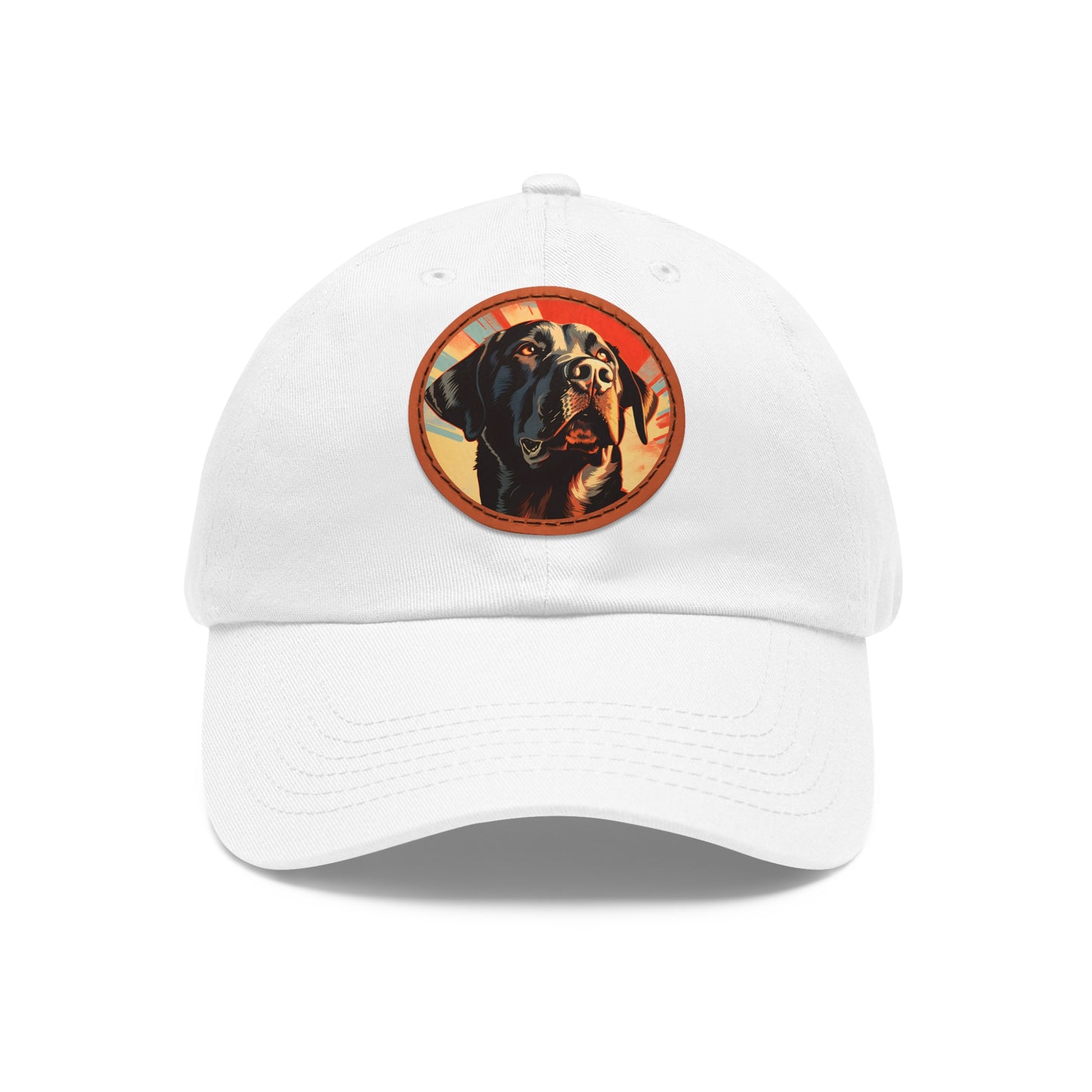 Labrador Retriever Pop-Art Dad Hat with Patch