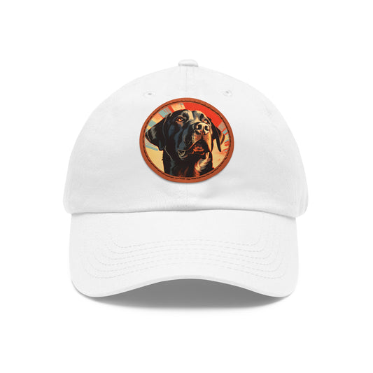 Labrador Retriever Pop-Art Dad Hat with Patch