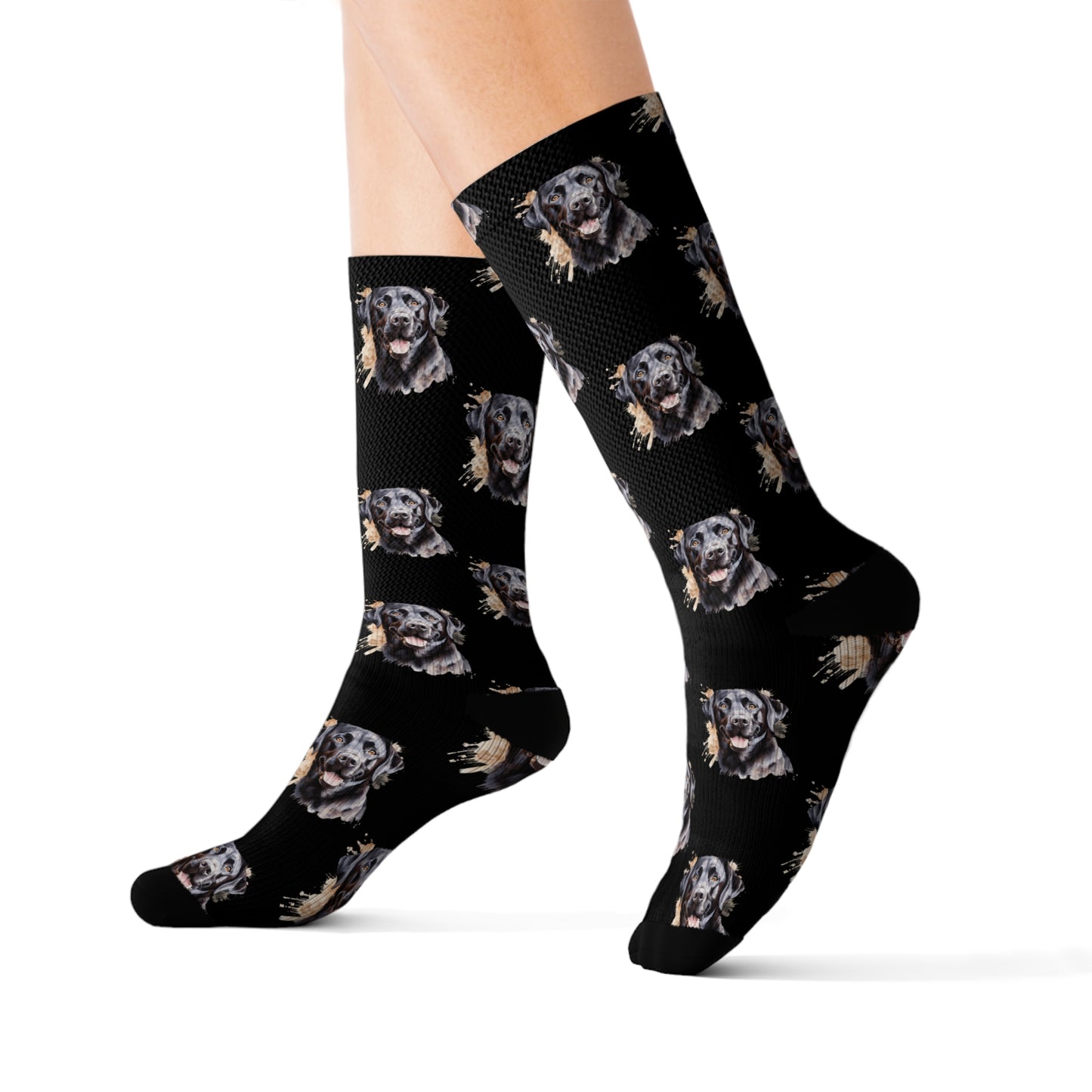 Black Labrador Retriever Socks