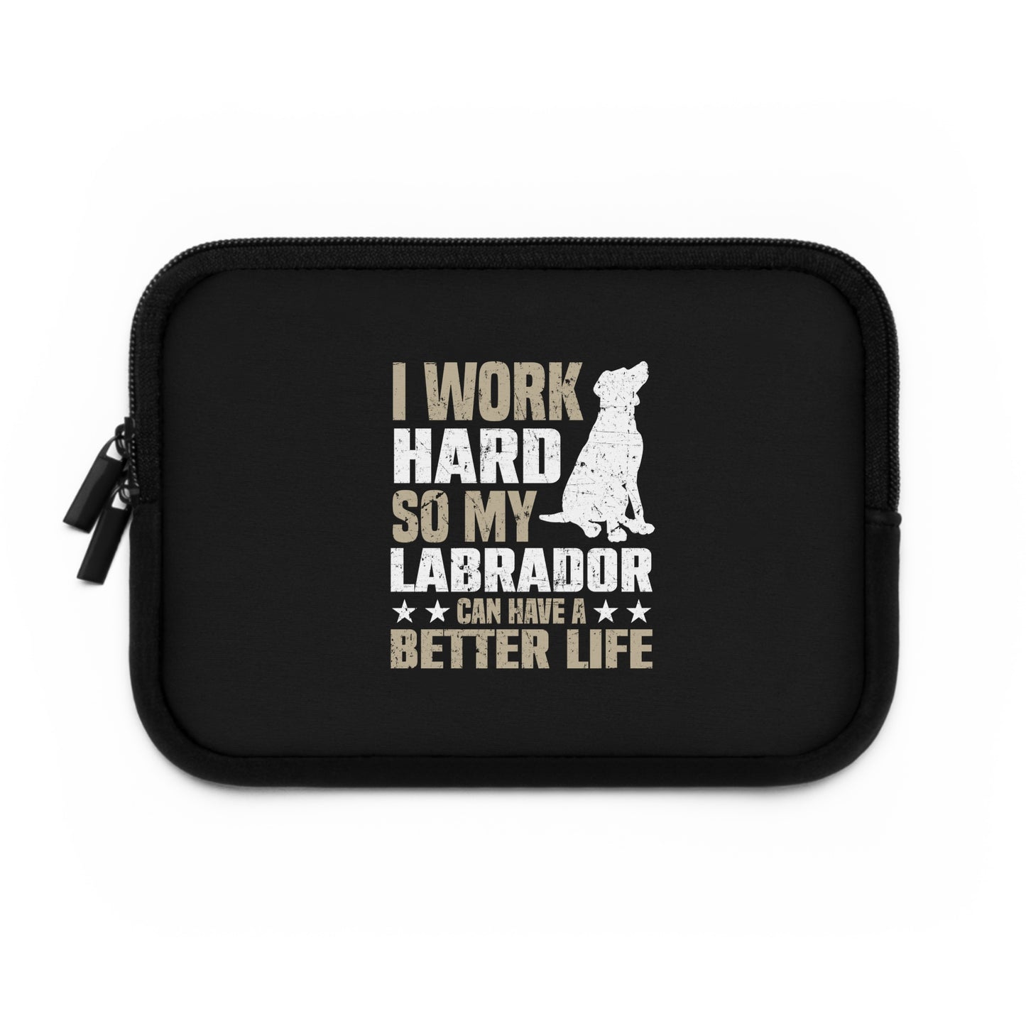 Work Hard for Labrador Laptop Sleeve