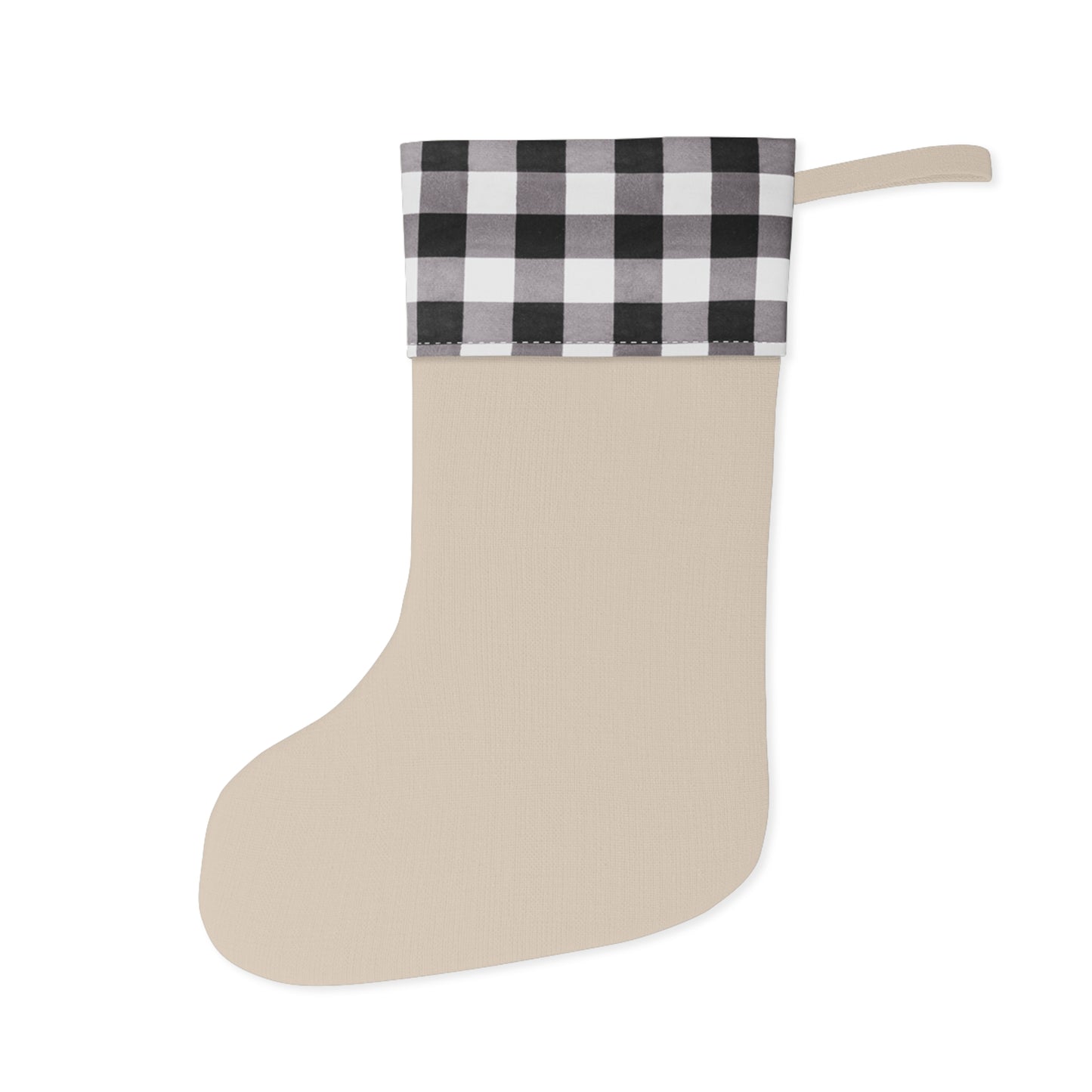 Chocolate Labrador Retriever Plaid Christmas Stockings