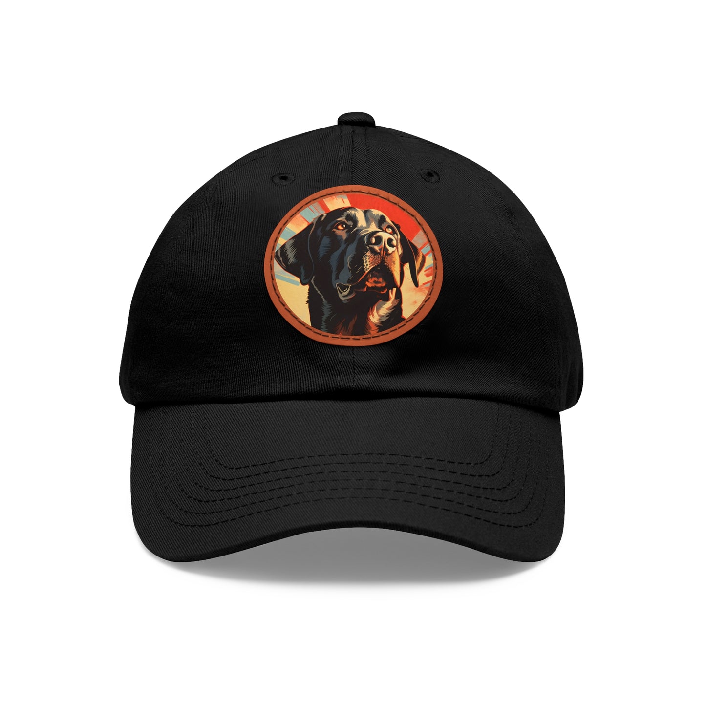 Labrador Retriever Pop-Art Dad Hat with Patch