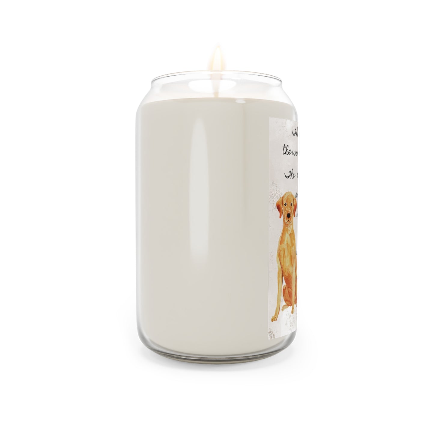 The Day - Fox Red Labrador Retriever Pet Memorial Scented Candle