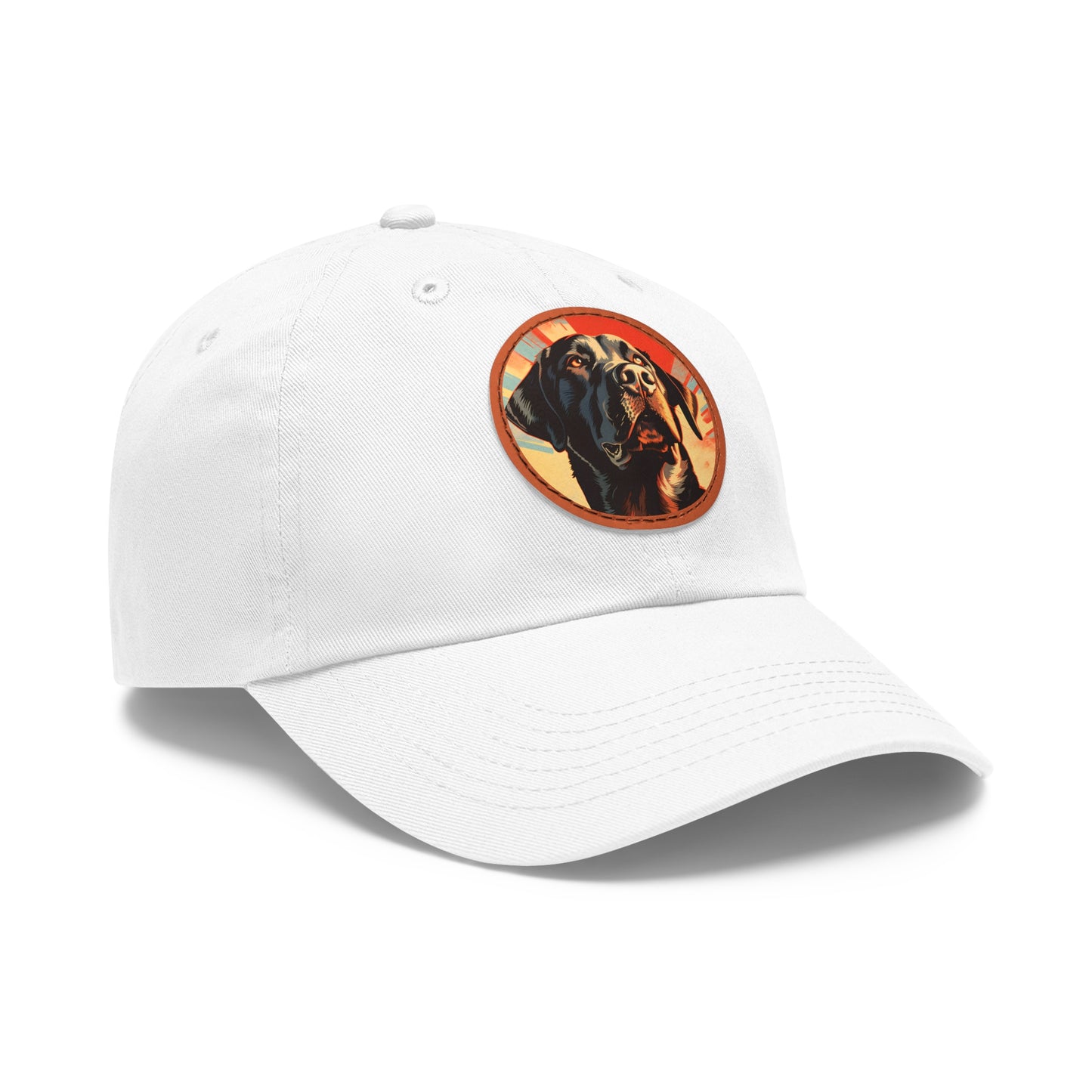 Labrador Retriever Pop-Art Dad Hat with Patch