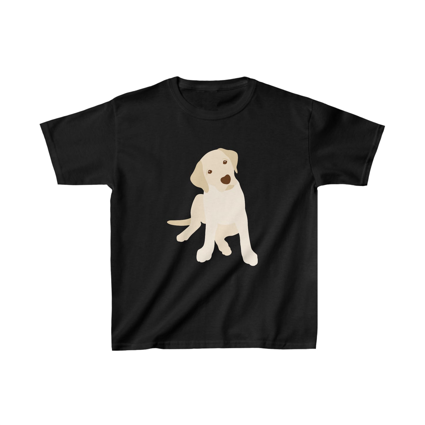 Yellow Labrador Retriever Kids Heavy Cotton Tee