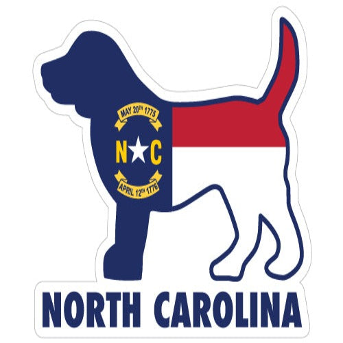 North Carolina Dog 3" Sticker/Decal