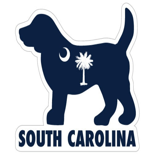 South Carolina Dog 3" Sticker/Decal