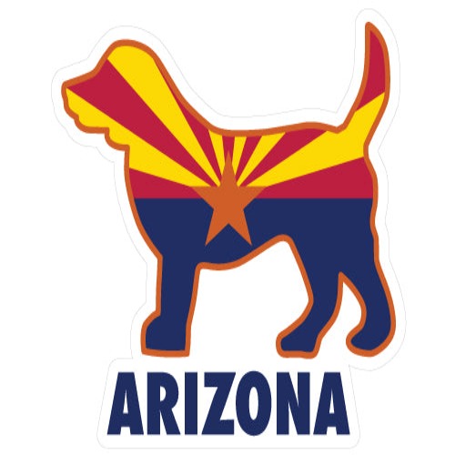 Arizona Dog 3" Sticker/Decal