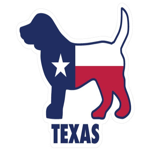 Texas Dog 3" Sticker/Decal
