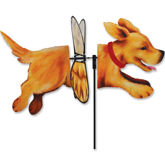 Golden Retriever Deluxe Garden Spinner