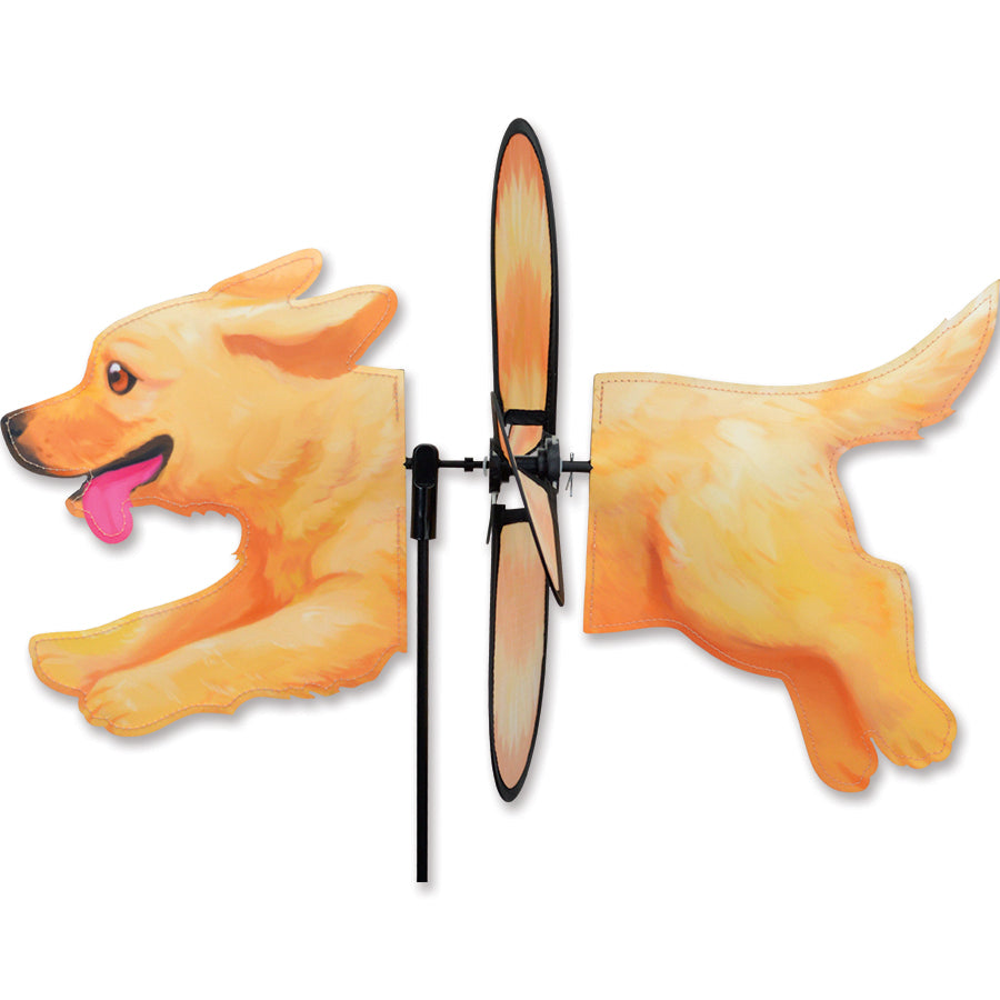 Golden Retriever Petite Garden Spinner