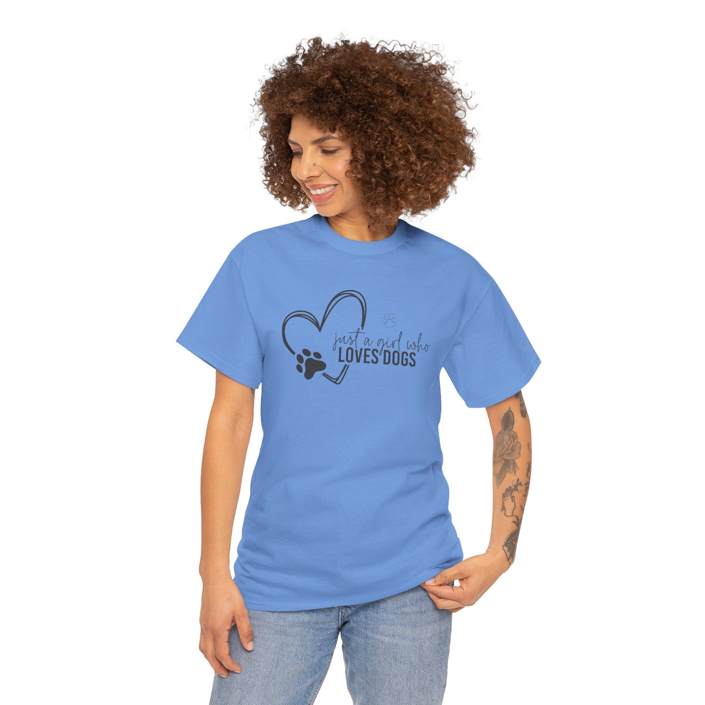 Just a Girl Who Loves Dogs Unisex Tee