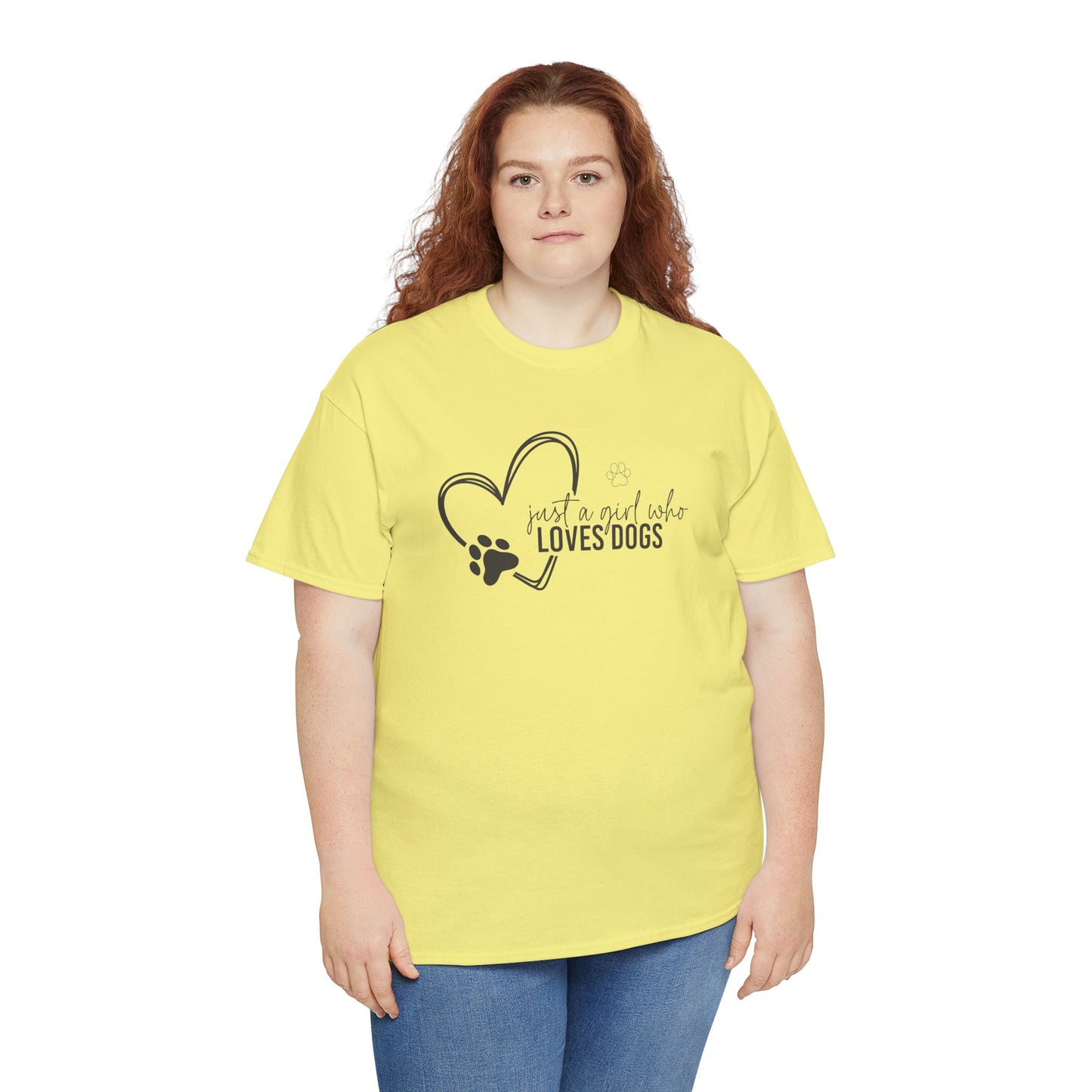 Just a Girl Who Loves Dogs Unisex Tee