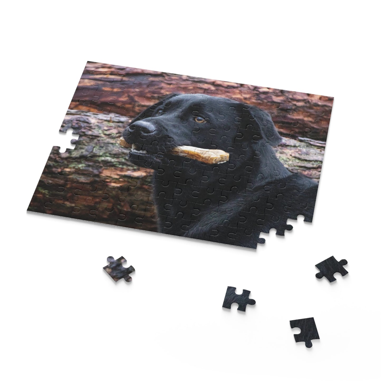 Black Labrador Retriever Puzzle (120 or 500-Piece)