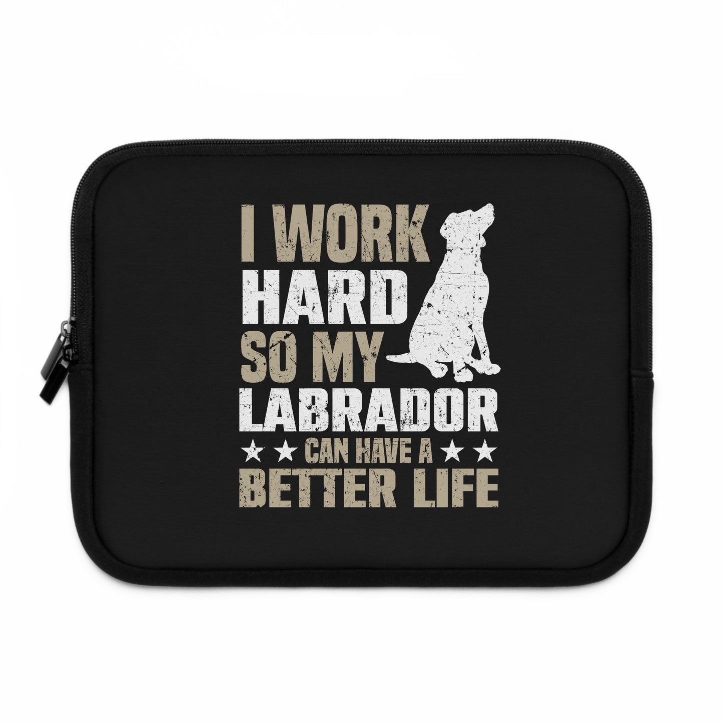 Work Hard for Labrador Laptop Sleeve