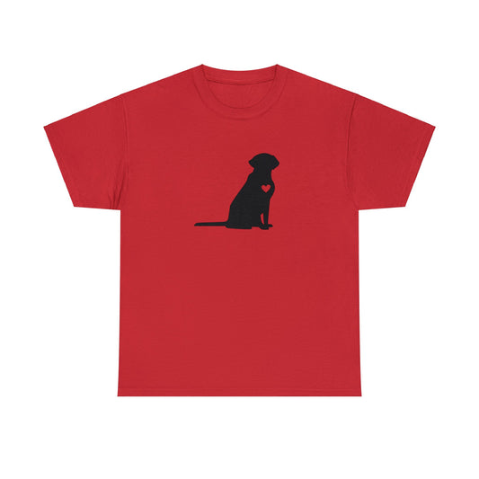 Modern Red Labrador Retriever Cotton Tee