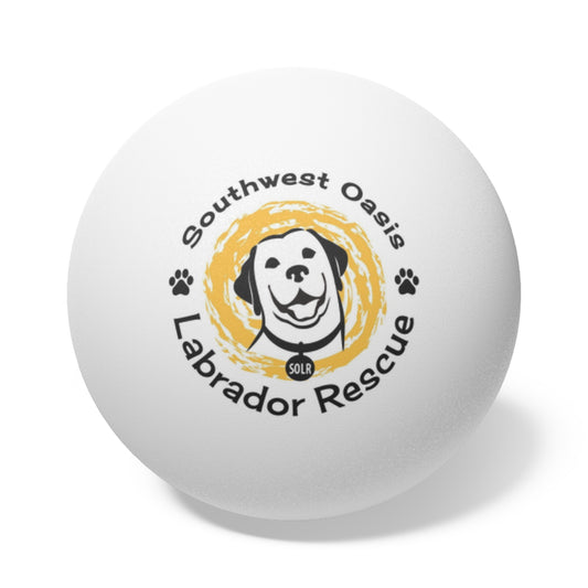 Southwest Oasis Labrador Rescue (SOLR) Ping-Pong Balls, 6 pcs