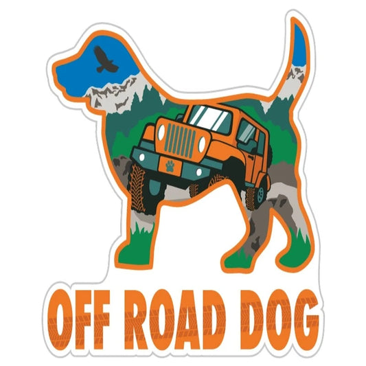 Off Road Dog 3" Sticker/Decal