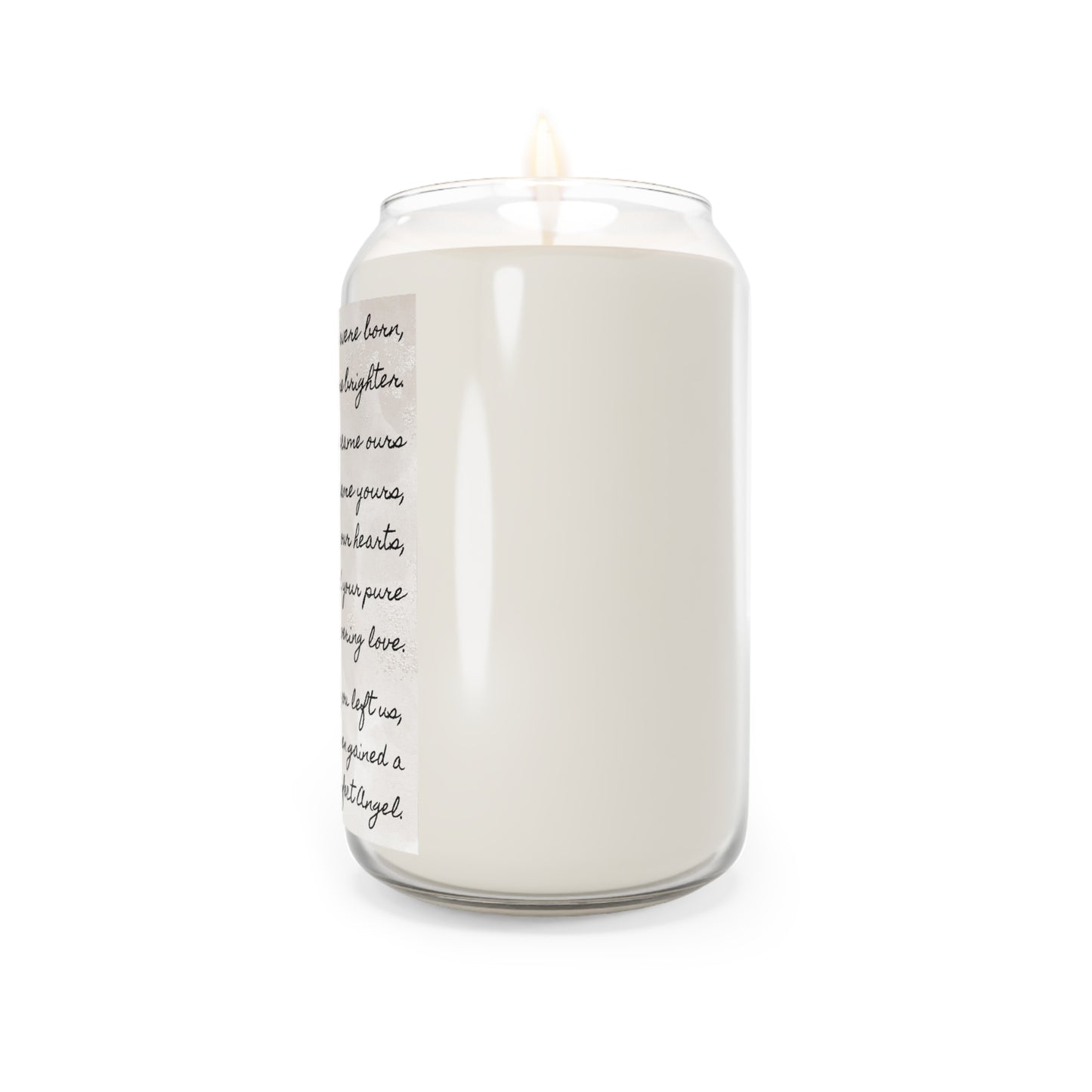 The Day - Silver Labrador Retriever Pet Memorial Scented Candle