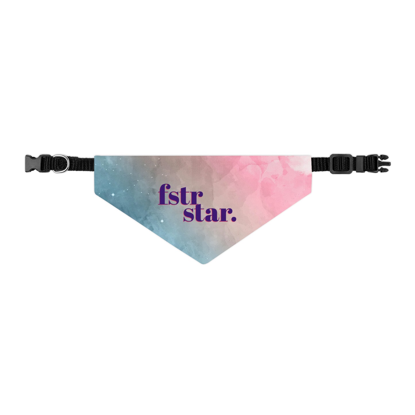 Foster Star Watercolor Pet Bandana Collar