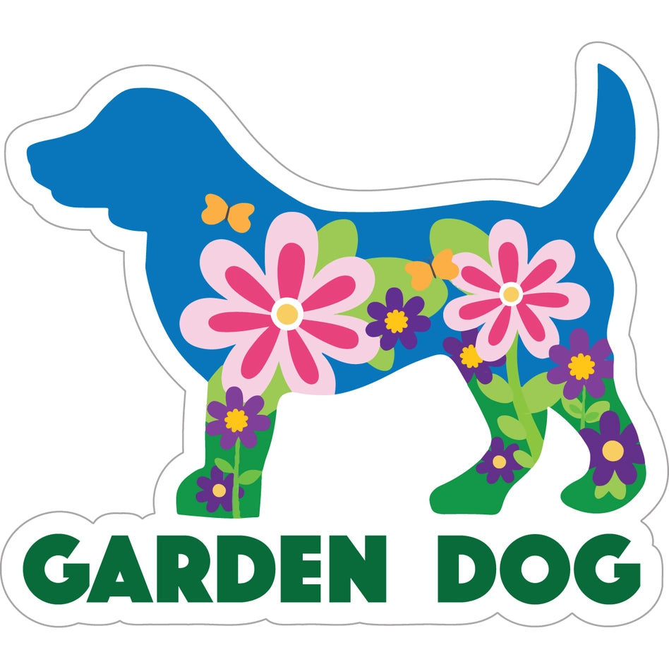 Garden Dog 3" Sticker/Decal
