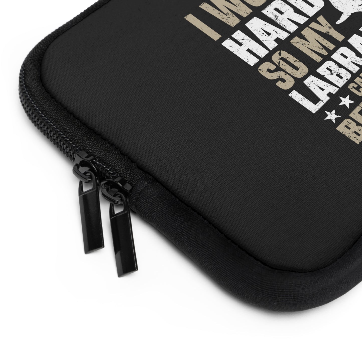 Work Hard for Labrador Laptop Sleeve