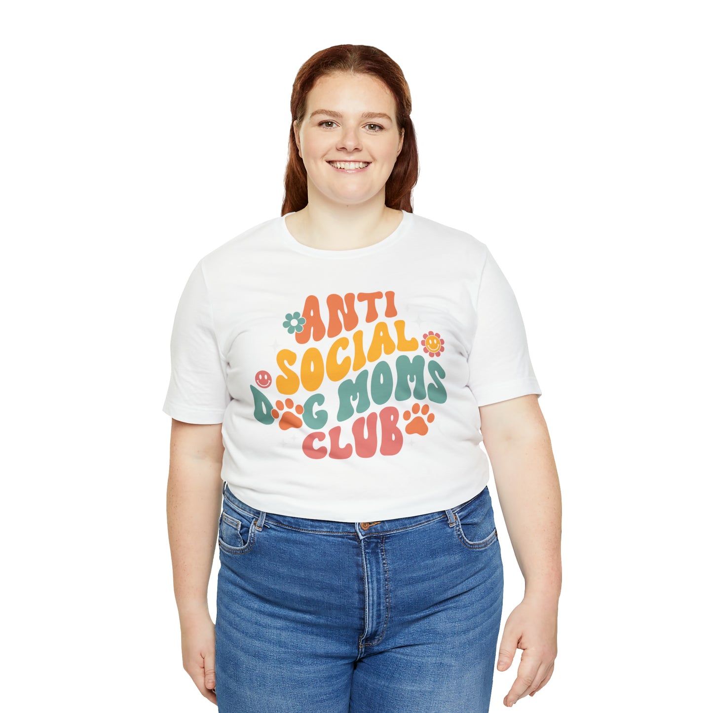 Anti-Social Dog Moms Club Short Sleeve Tee