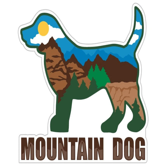 Mountain Dog 3" Sticker/Decal