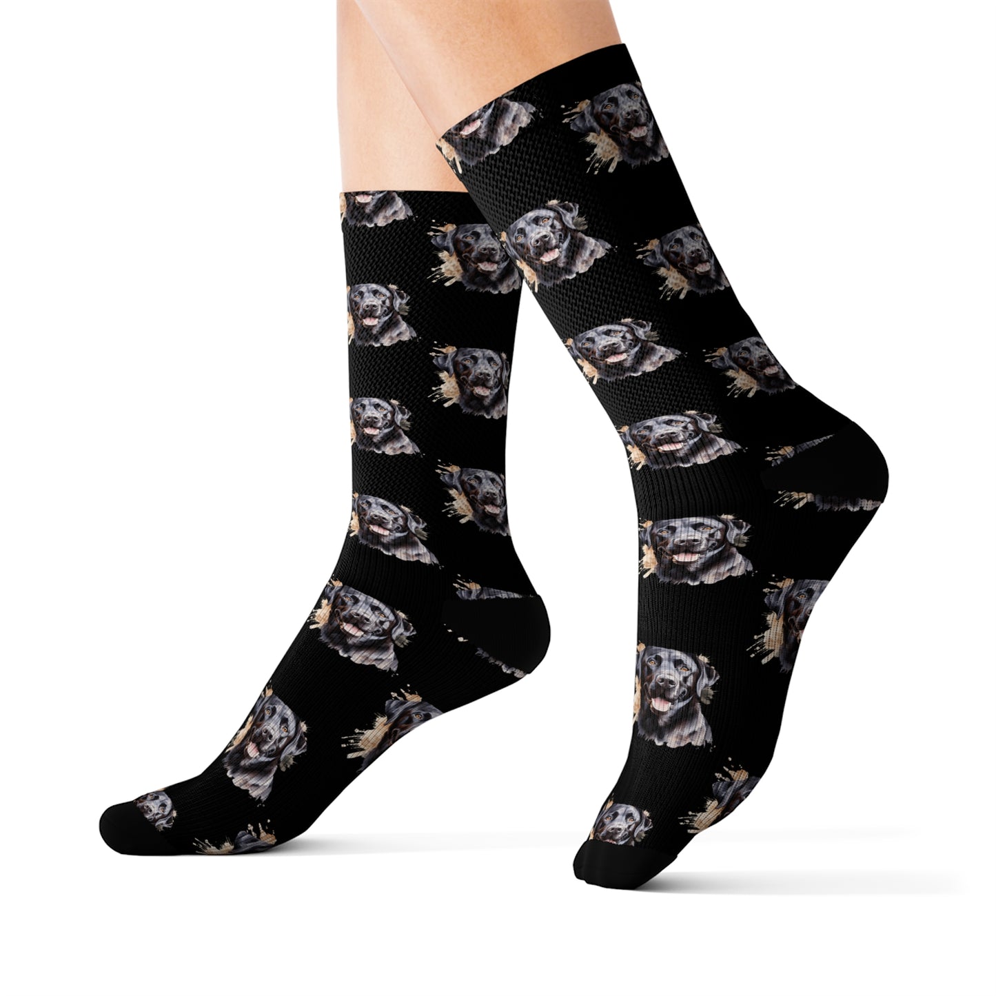 Black Labrador Retriever Socks