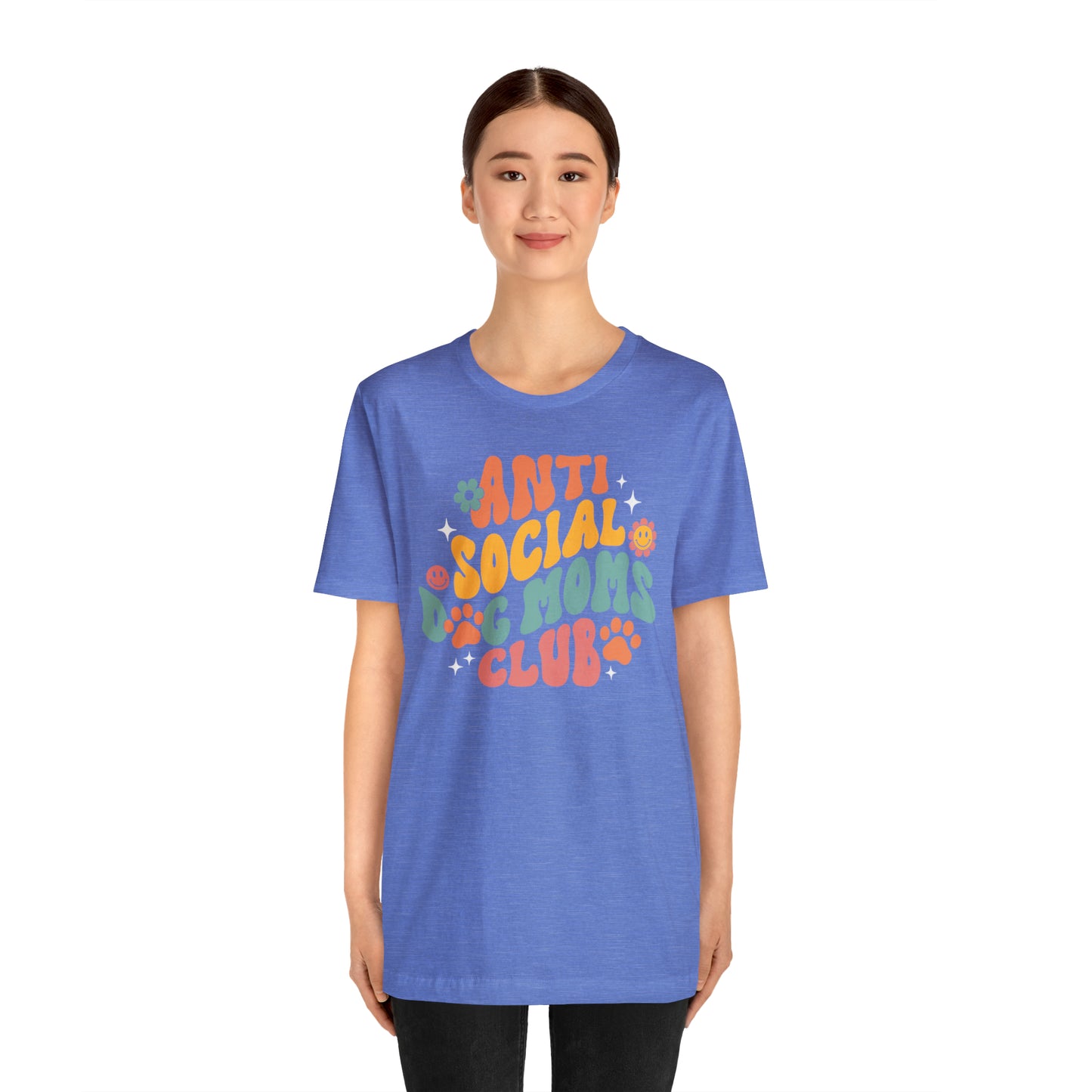 Anti-Social Dog Moms Club Short Sleeve Tee