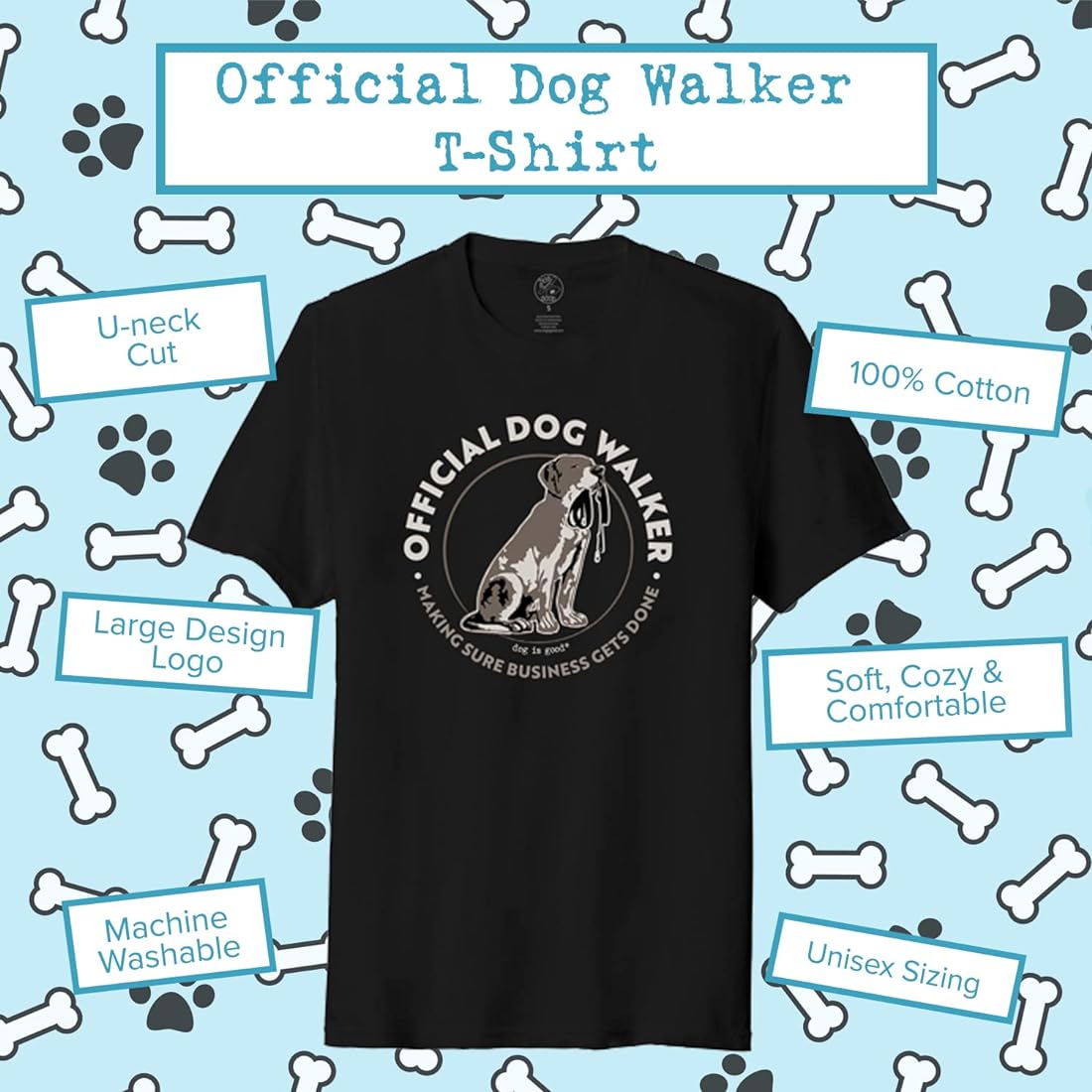 Official Dog Walker T-Shirt