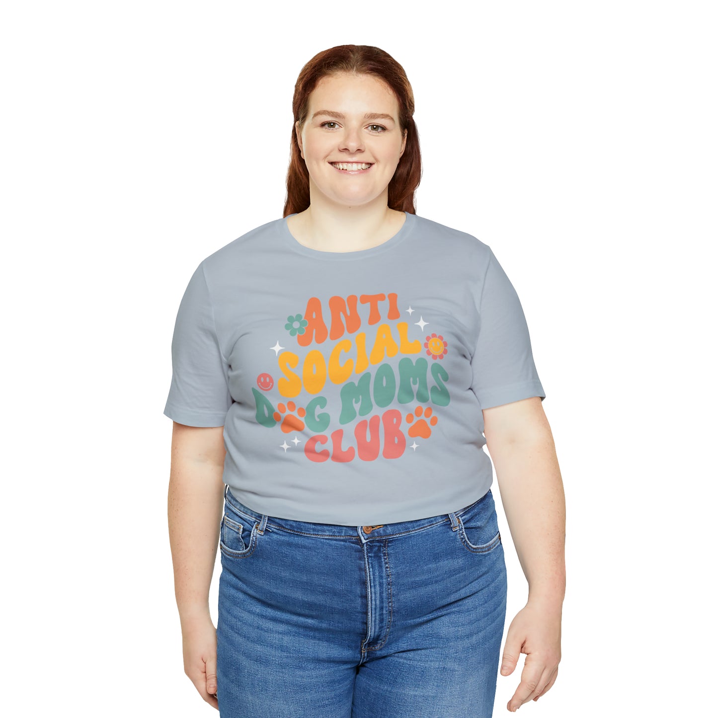 Anti-Social Dog Moms Club Short Sleeve Tee