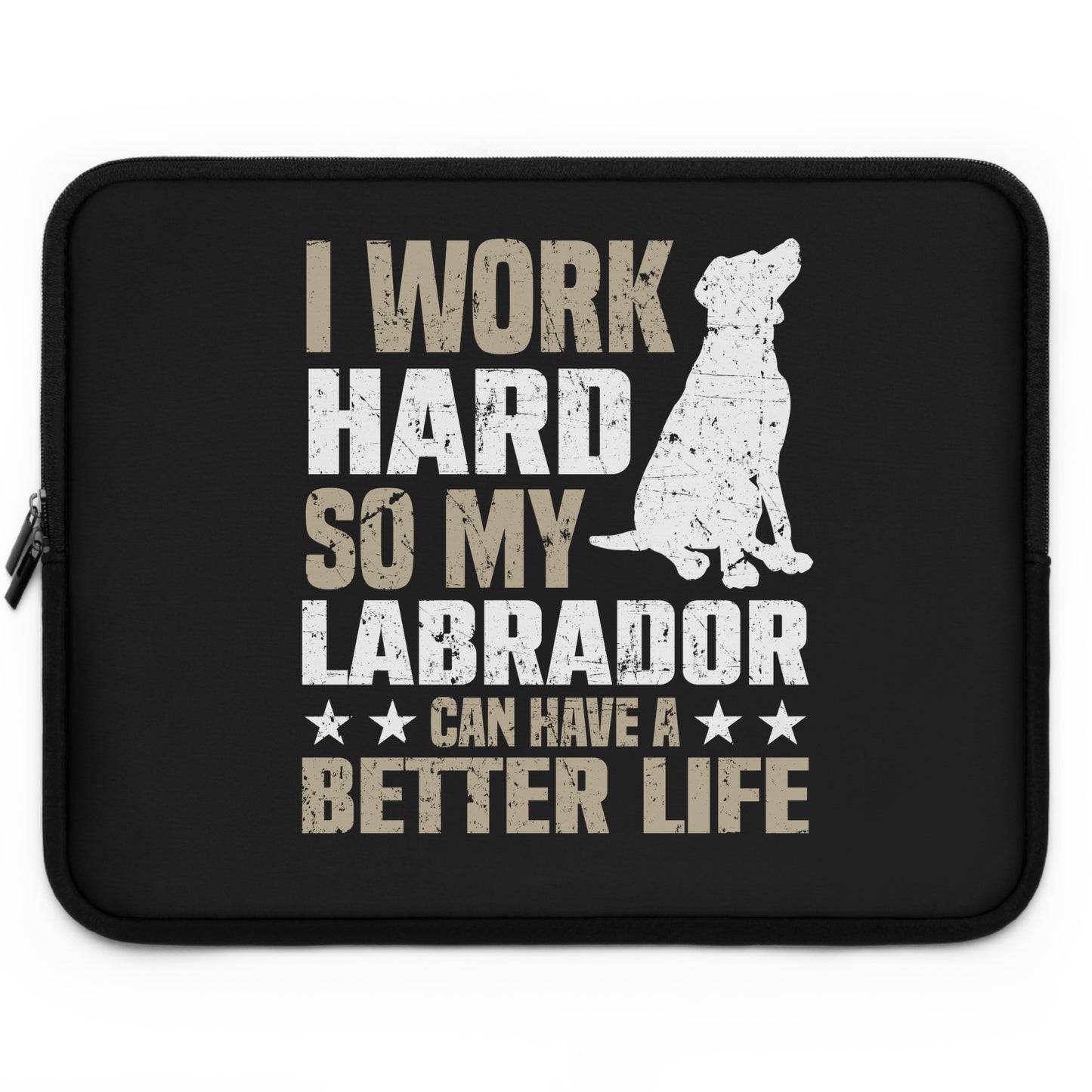 Work Hard for Labrador Laptop Sleeve