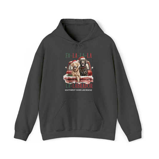 Fa-La-La-La-Labrador Unisex Heavy Blend Hooded Sweatshirt