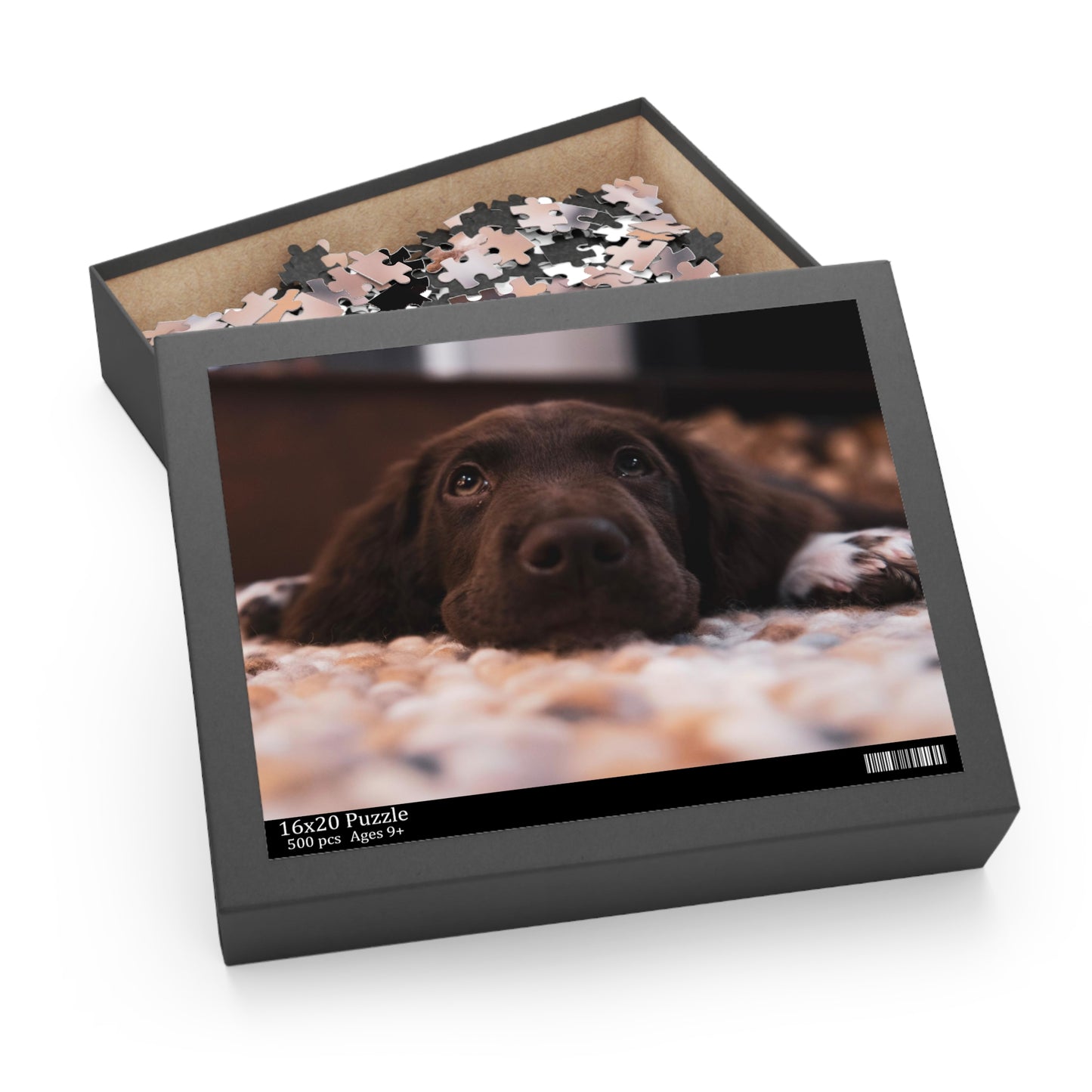 Chocolate Labrador Retriever Puzzle (120 or 500-Piece)