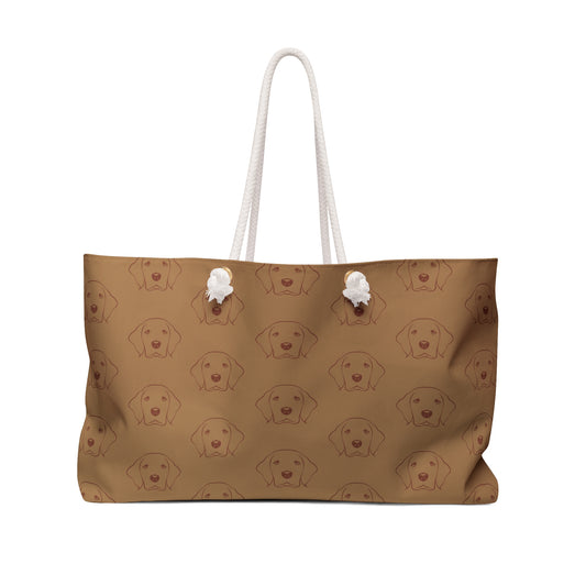 Labrador Retriever Brown Weekender Bag