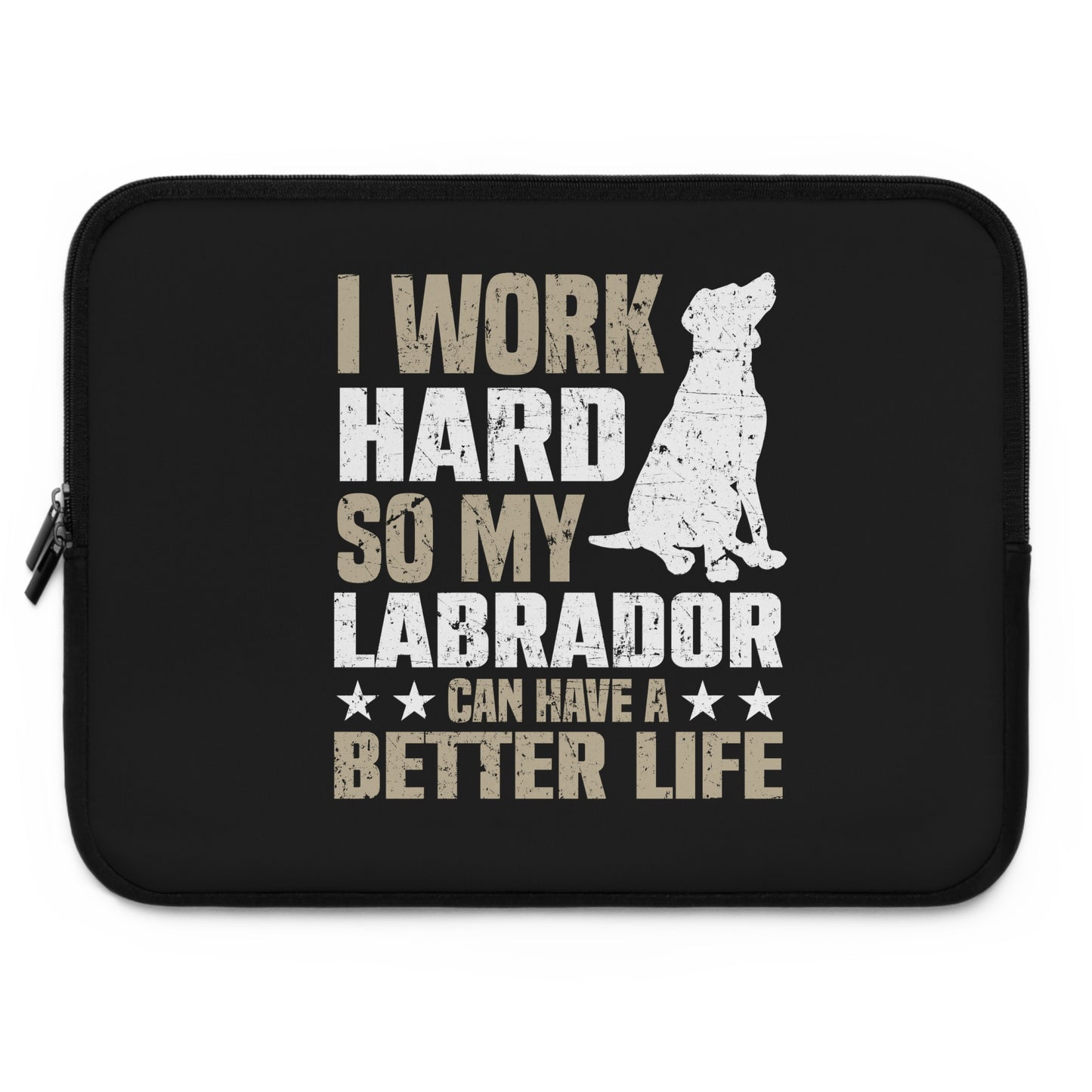 Work Hard for Labrador Laptop Sleeve