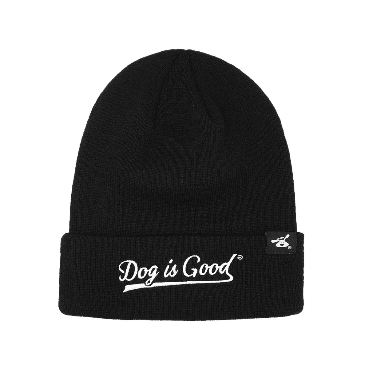 Dog is Good Signature Beanie - Black